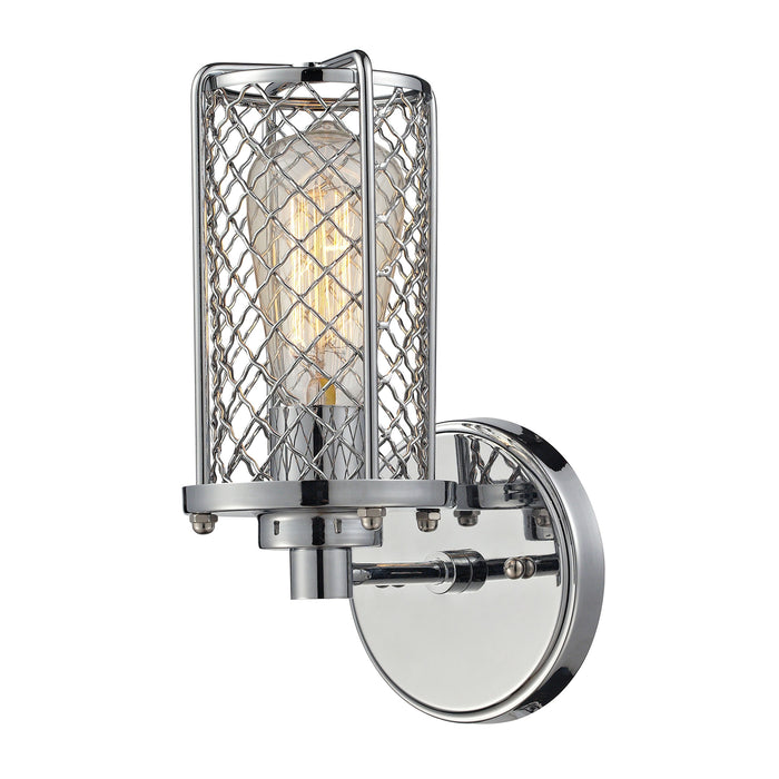 Brisbane 11'' High 1-Light Sconce - Polished Chrome