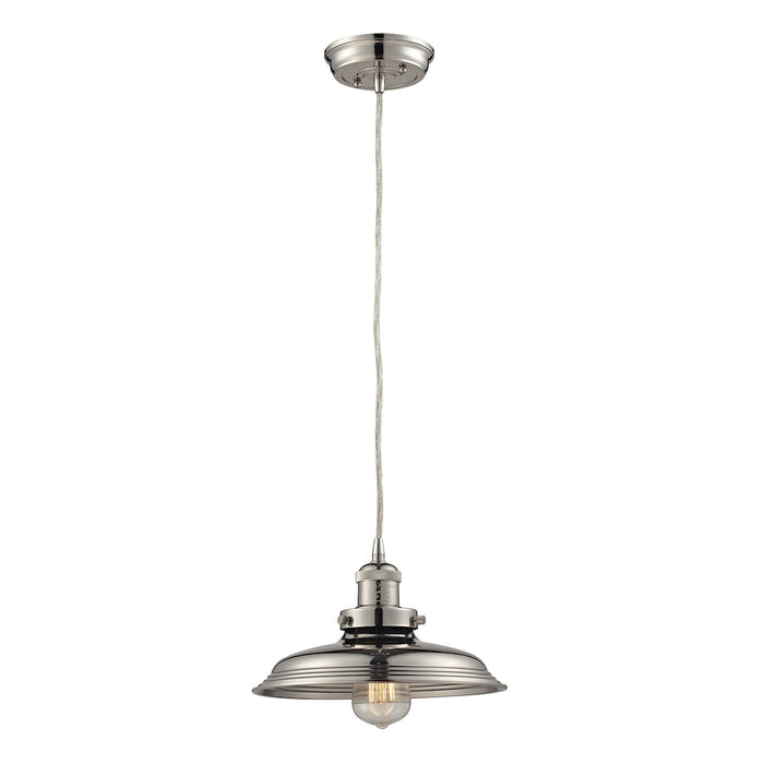 Newberry 1-Light Mini Pendant in Polished Nickel