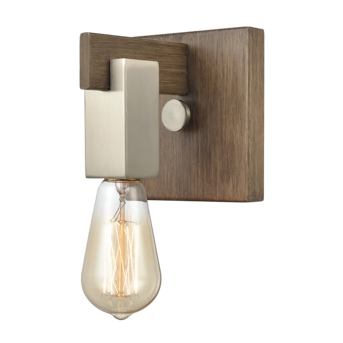 Axis 5'' Wide 1-Light Vanity Light - Light Wood