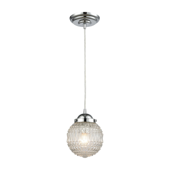 Victoriana 6'' Wide 1-Light Mini Pendant - Polished Chrome