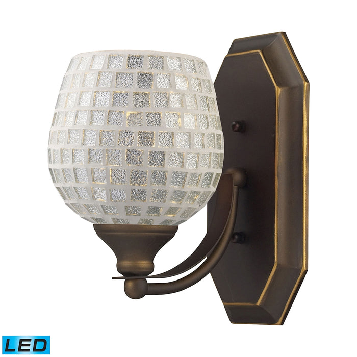 Mix and Match Vanity 5'' Wide 1-Light Vanity Light - Aged Bronze