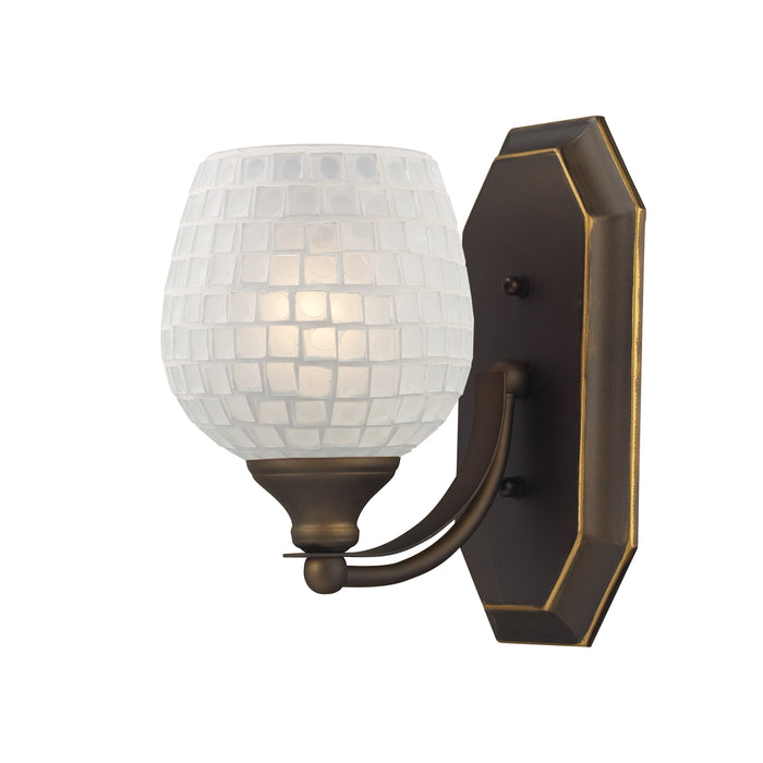 Mix and Match Vanity 5'' Wide 1-Light Vanity Light - Aged Bronze