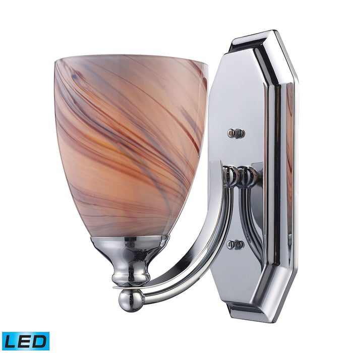 Mix and Match Vanity 5'' Wide 1-Light Vanity Light - Polished Chrome