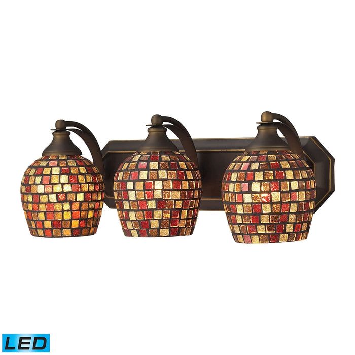 Mix and Match Vanity 20'' Wide 3-Light Vanity Light - Aged Bronze