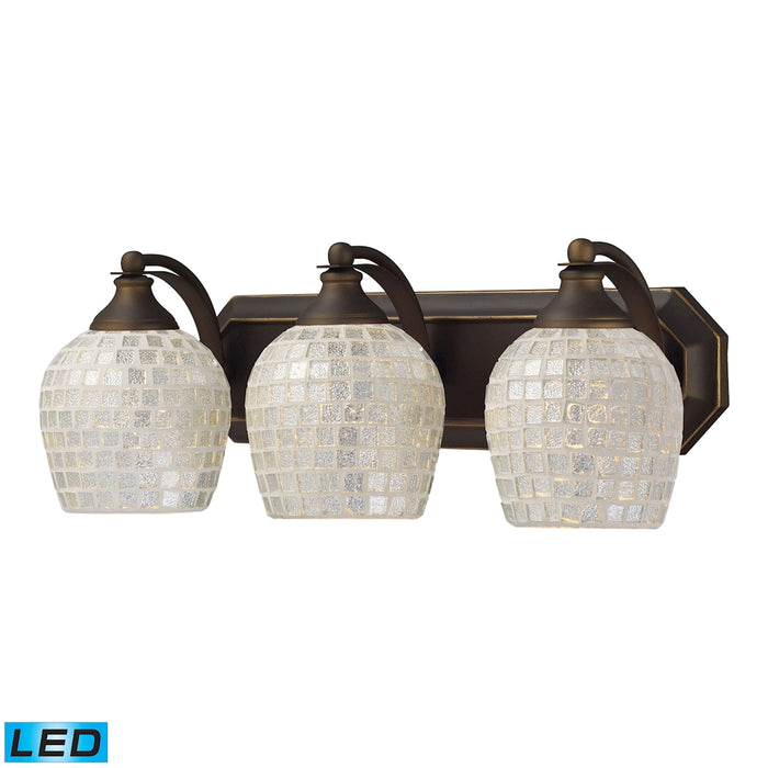 Mix and Match Vanity 20'' Wide 3-Light Vanity Light - Aged Bronze