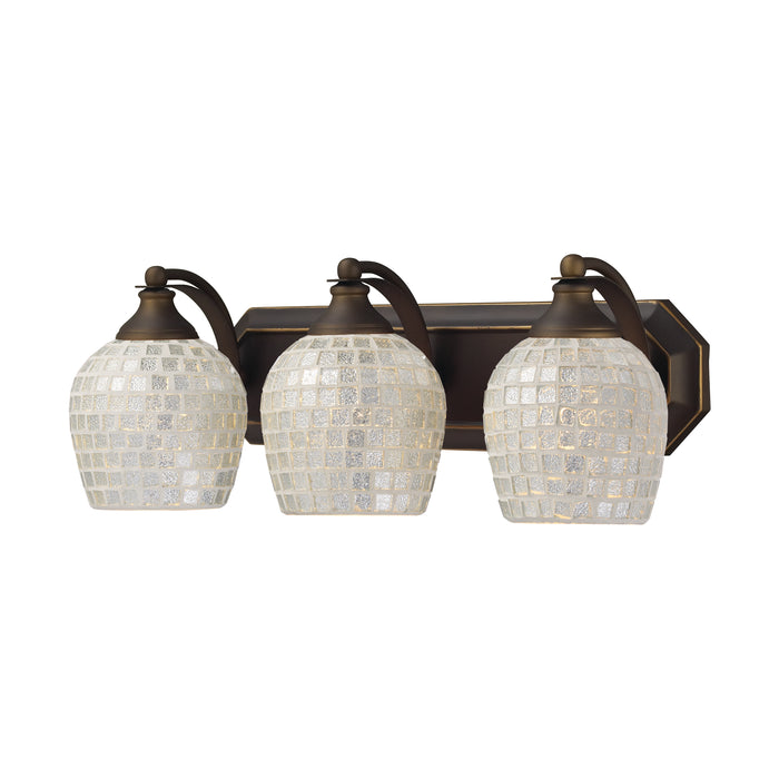 Mix and Match Vanity 20'' Wide 3-Light Vanity Light - Aged Bronze