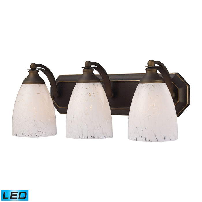 Mix and Match Vanity 20'' Wide 3-Light Vanity Light - Aged Bronze