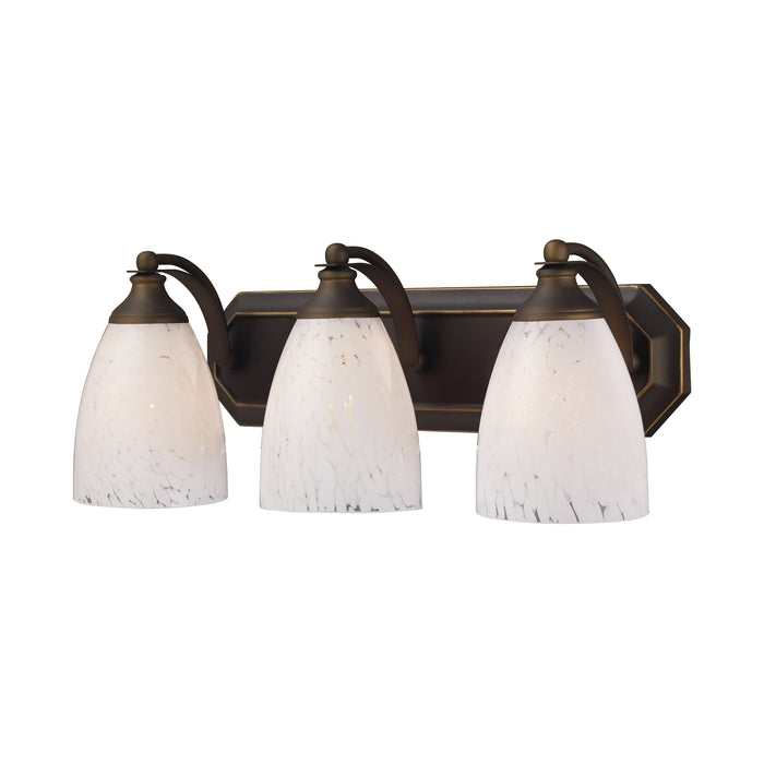 Mix and Match Vanity 20'' Wide 3-Light Vanity Light - Aged Bronze