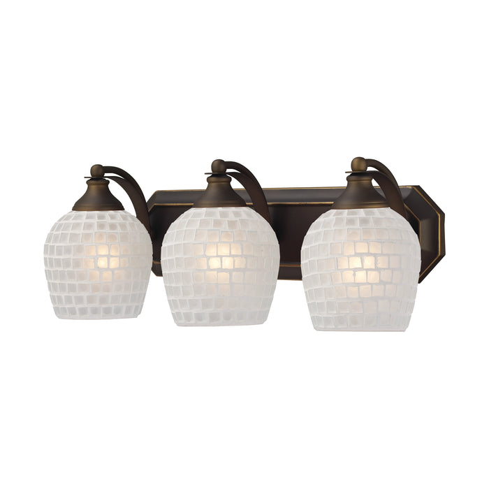 Mix and Match Vanity 20'' Wide 3-Light Vanity Light - Aged Bronze