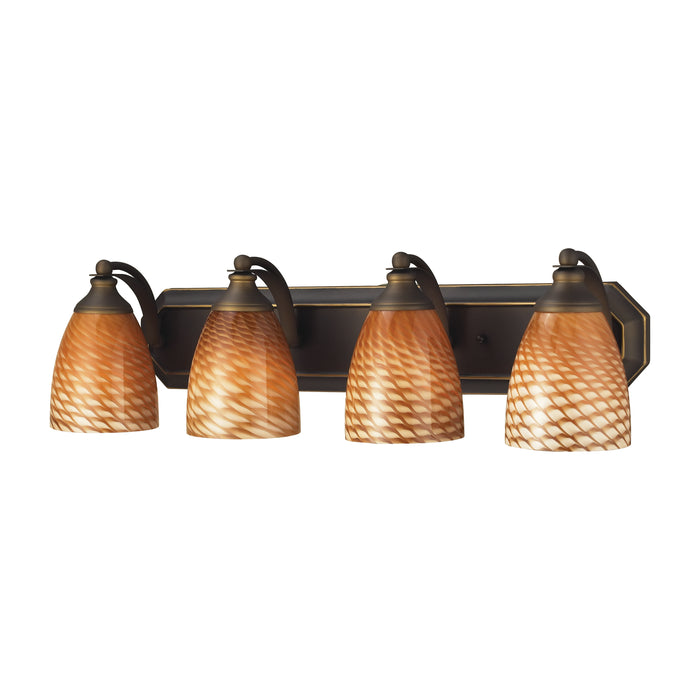 Mix and Match Vanity 27'' Wide 4-Light Vanity Light - Aged Bronze