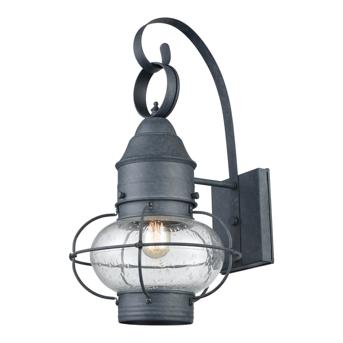 Onion 18'' High 1-Light Outdoor Sconce - Aged Zinc