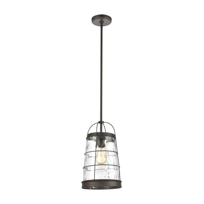 Azaria 9'' Wide 1-Light Mini Pendant - Oil Rubbed Bronze