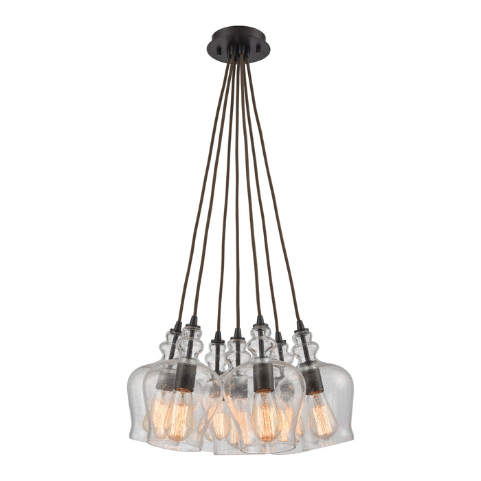 Menlow Park 19'' Wide 7-Light Multi Pendant - Oil Rubbed Bronze