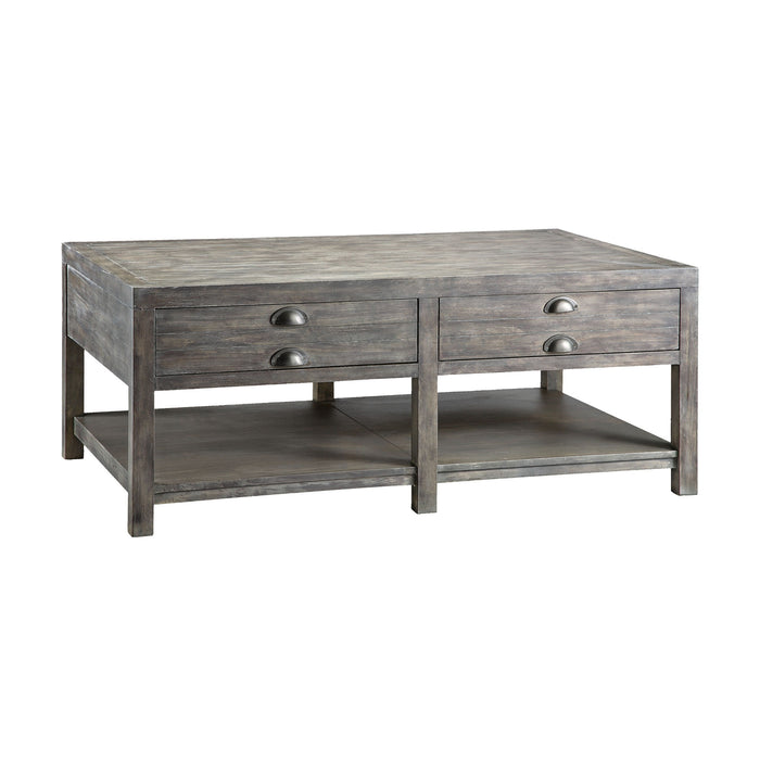 Bridgeport Rectangular Cocktail Table in Grey