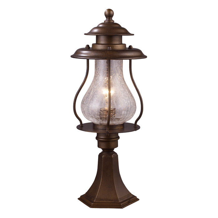 Wikshire 20'' High 1-Light Outdoor Post Light - Coffee Bronze