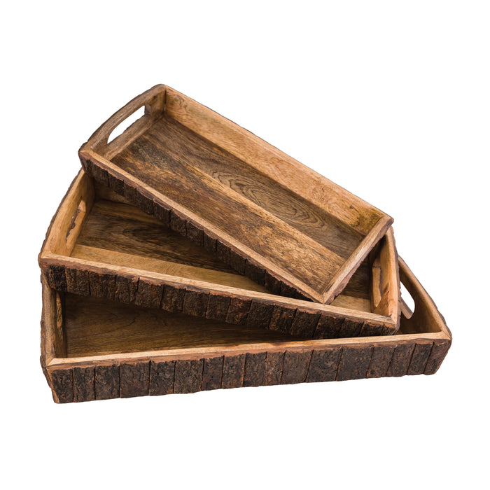 Hollingsworth Tray - Set of 3 Natural