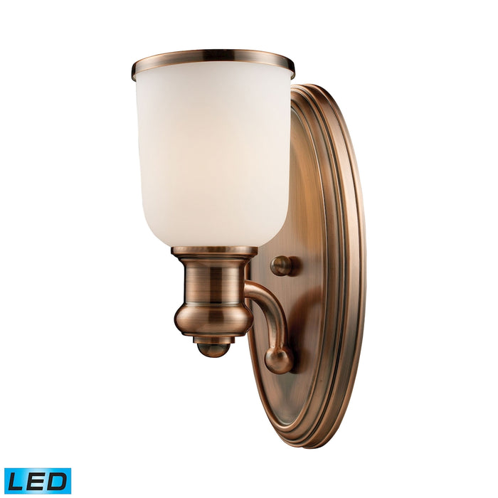 Brooksdale 13'' High 1-Light Sconce - Antique Copper