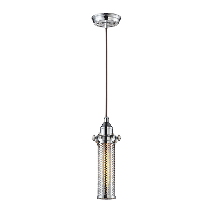 Fulton 4'' Wide 1-Light Mini Pendant - Polished Chrome