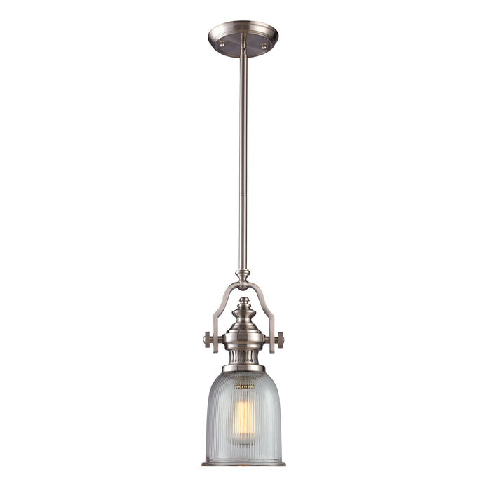 Chadwick 7'' Wide 1-Light Mini Pendant - Satin Nickel