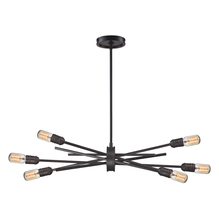 Xenia 31'' Wide 6-Light Chandelier - Oil Rubbed Bronze