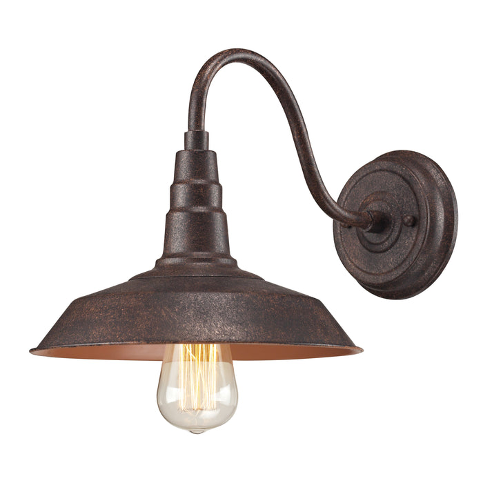 Urban Lodge 10'' High 1-Light Sconce - Weathered Bronze