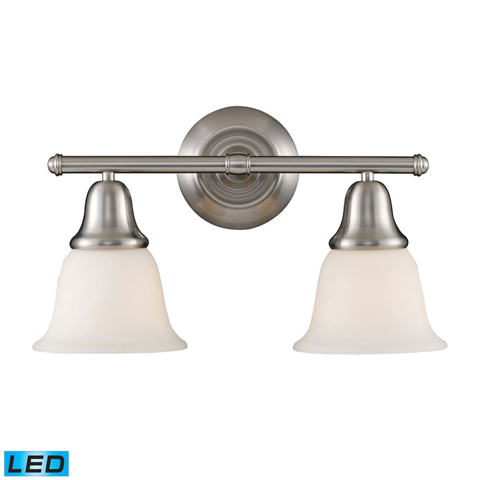 Berwick 17'' Wide 2-Light Vanity Light - Brushed Nickel