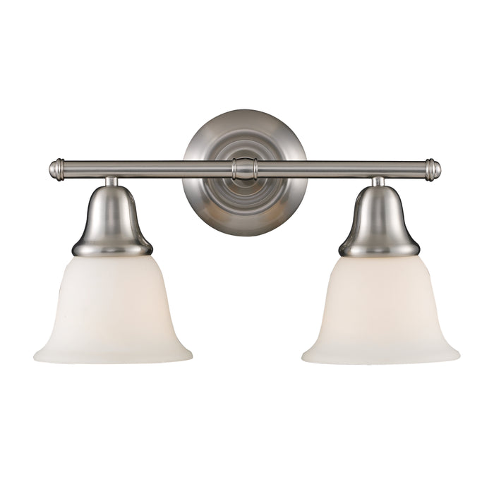 Berwick 17'' Wide 2-Light Vanity Light - Brushed Nickel