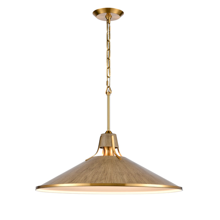 Danique 24'' Wide 1-Light Pendant - Corkwood