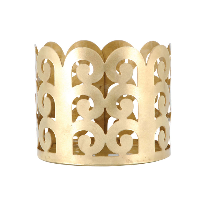 Spc-Elegance Candle Sleeve Gold