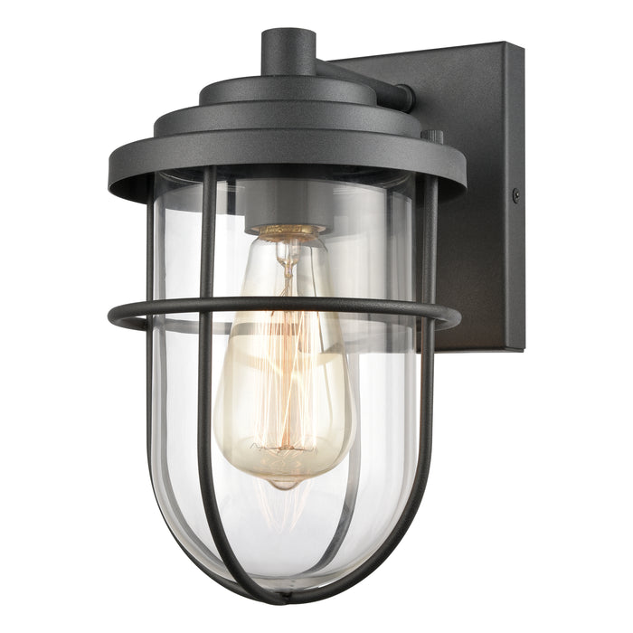 Coastal Farm 11'' High 1-Light Outdoor Sconce - Charcoal