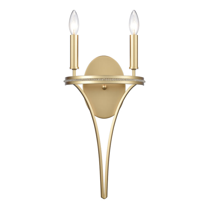 Noura 20'' High 2-Light Sconce - Champagne Gold