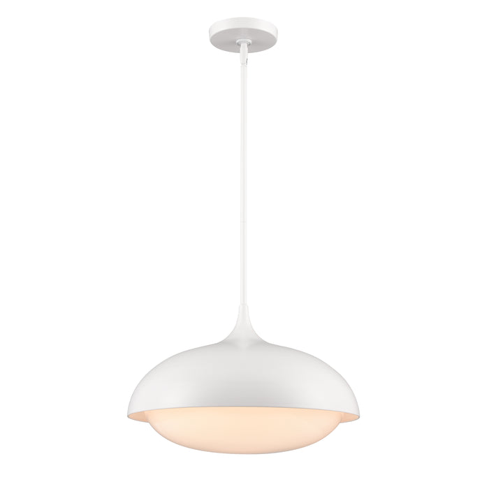 Alice 16'' Wide 1-Light Pendant - Matte White