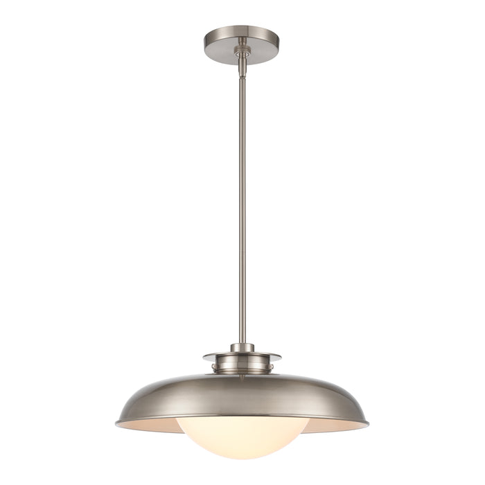 Neale 16'' Wide 1-Light Pendant - Satin Nickel