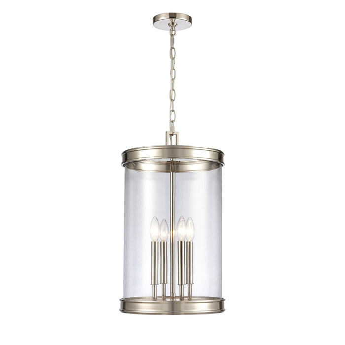 Mendoza 12.75'' Wide 4-Light Pendant - Polished Nickel