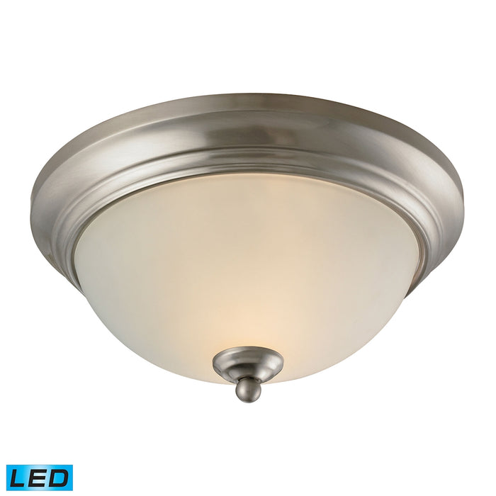 Huntington 11'' Wide 2-Light Flush Mount - Brushed Nickel