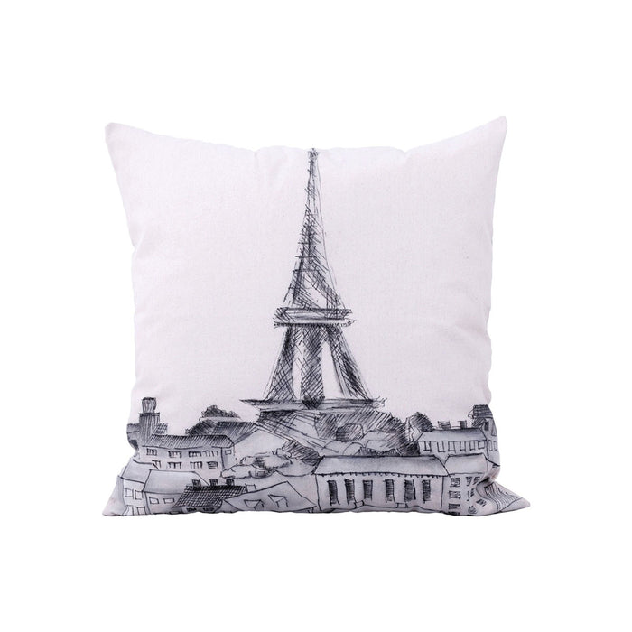 Parisian Cityscape Pillow