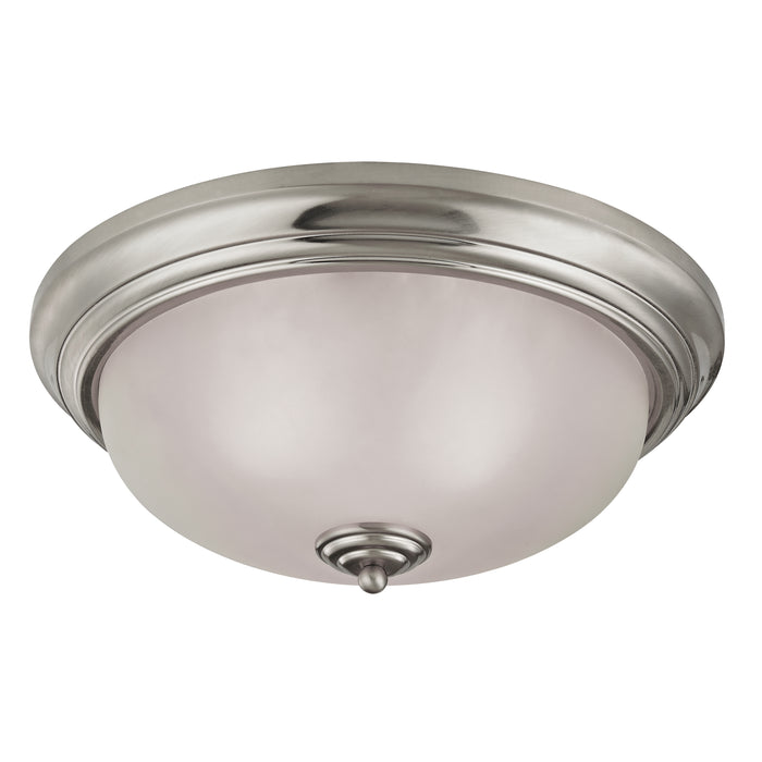 Huntington 15'' Wide 3-Light Flush Mount - Brushed Nickel