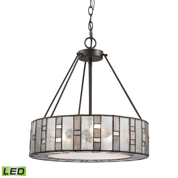 Ethan 18'' Wide 3-Light Chandelier - Tiffany Bronze