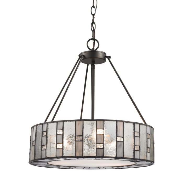 Ethan 18'' Wide 3-Light Chandelier - Tiffany Bronze