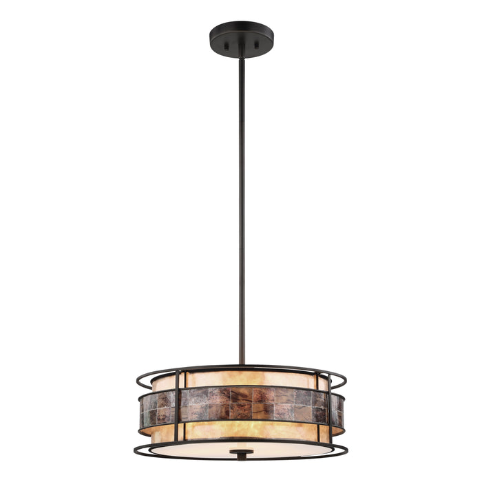 Tremont 18'' Wide 3-Light Chandelier - Tiffany Bronze