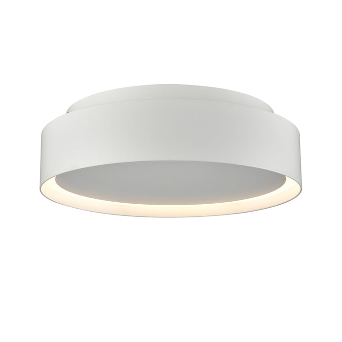 Canning 12'' Wide Integrated LED Flush Mount - Matte White