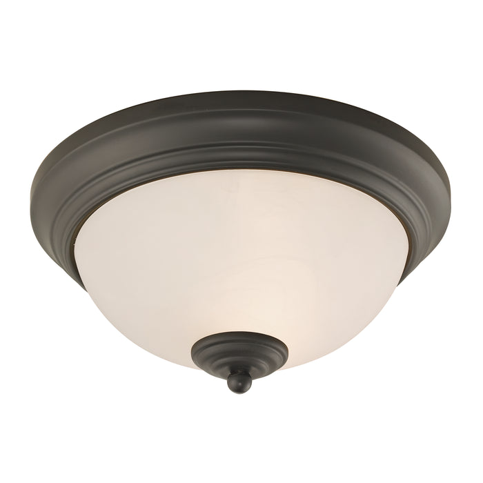 Huntington 11'' Wide 2-Light Flush Mount - Oil Rubbed Bronze