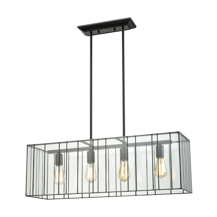 Lucian 31'' Wide 4-Light Chandelier - Oil Rubbed Bronze