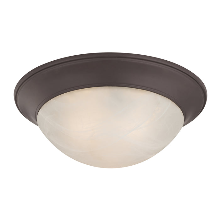 Flushmounts 16'' Wide 3-Light Flush Mount - Oil Rubbed Bronze