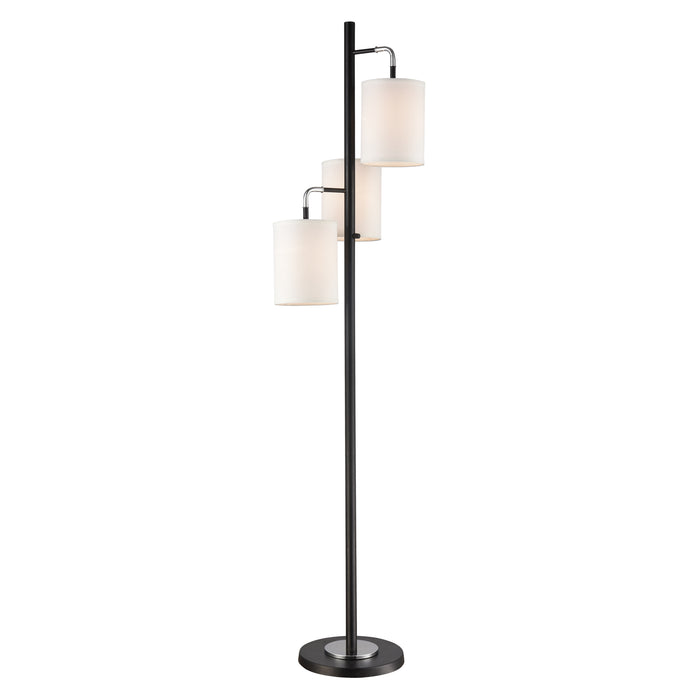 Uprising 72'' High 3-Light Floor Lamp - Black