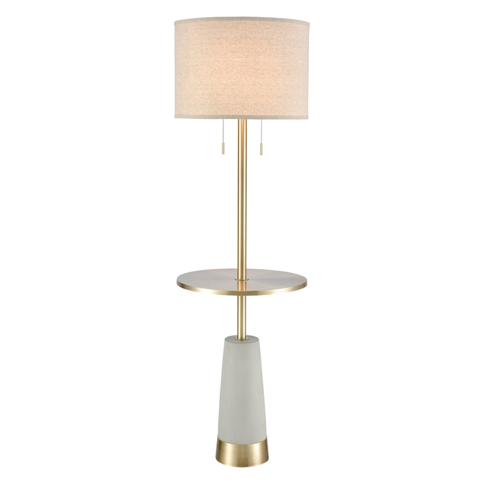 Below the Surface 63'' High 2-Light Floor Lamp - Polished Concrete