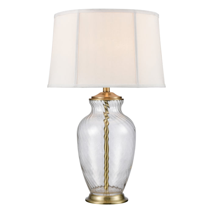 Remmy 28'' High 1-Light Table Lamp - Antique Brass