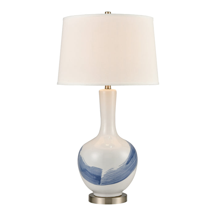 Kircubbin 32'' High 1-Light Table Lamp - Blue