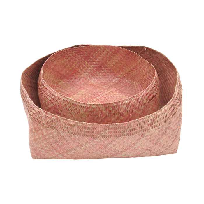 Pink Begonia Woven Bowl