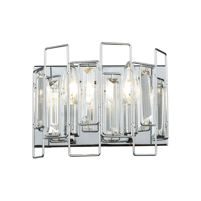 Crosby 9'' Wide 2-Light Vanity Light - Polished Chrome